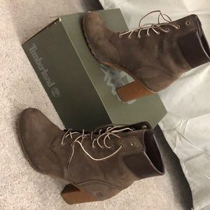 Brown Timberlands, size 10